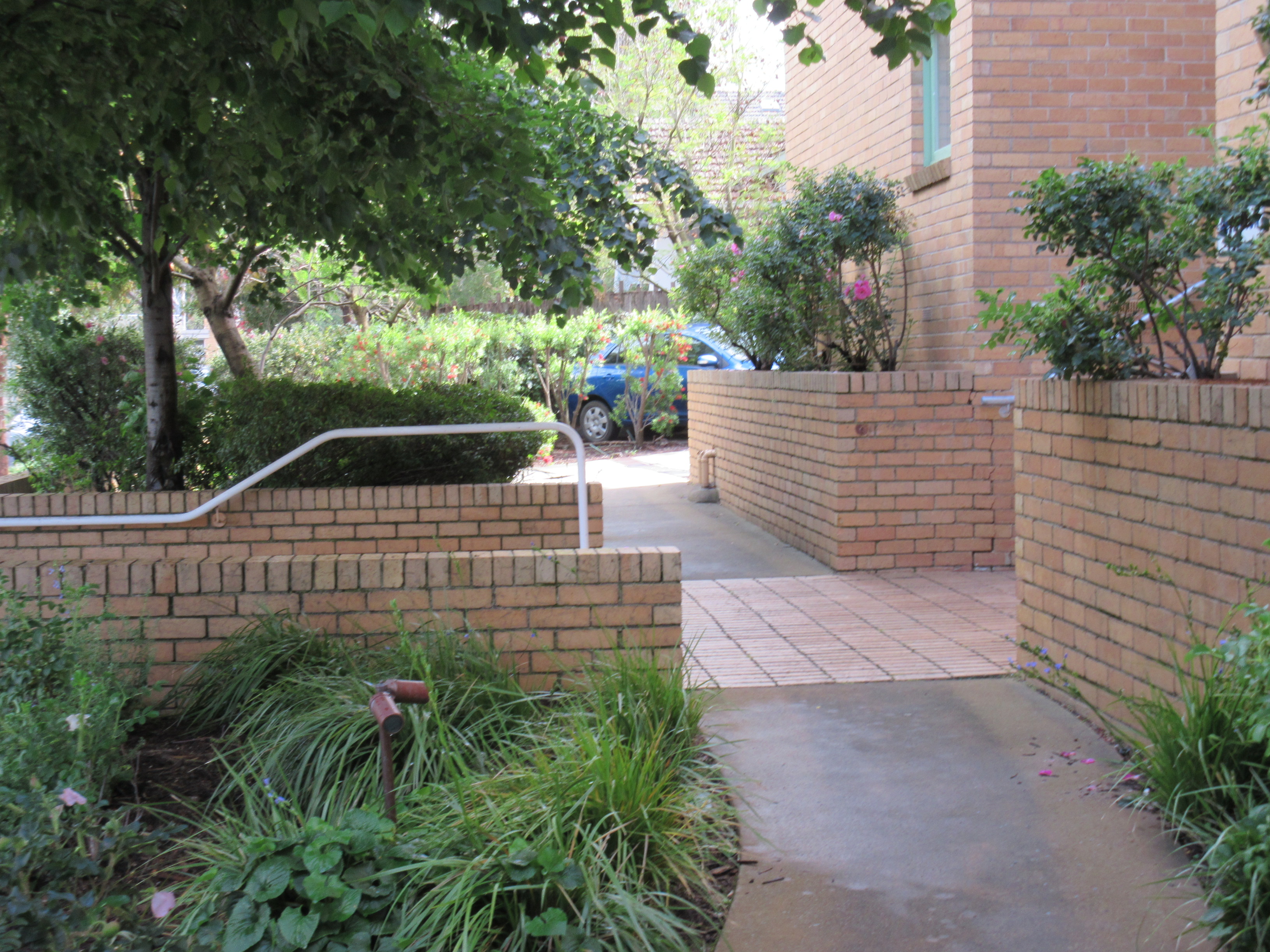 Front garden entrance Building 14 RyderCheshire Ivanhoe Homes